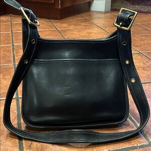 Coach Vintage Black Legacy Leather Shoulder Bag